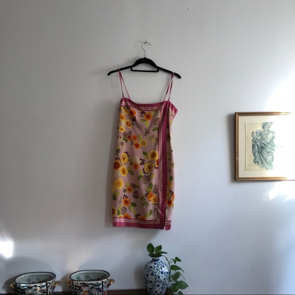 Silk floral dress - Picture 2 of 6